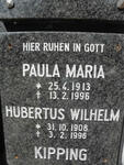 KIPPING Hubertus Wilhelm 1908-1996 & Paula Maria 1913-1996
