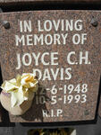 DAVIS Joyce C.H. 1948-1993