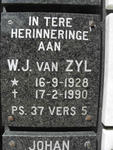 ZYL W.H., van 1928-1990