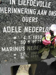 NEDERLOF Marinus 1909-1995 & Adele 1910-1991