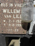 LILL Willem, van 1929-1996