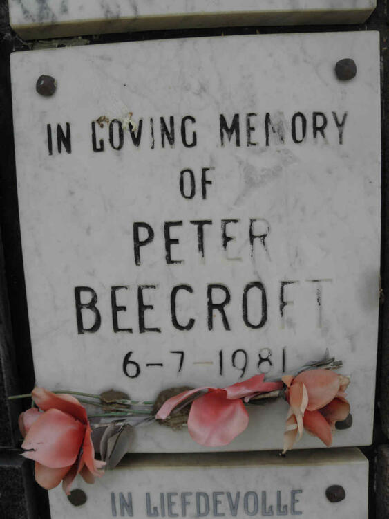 BEECROFT Peter -1981