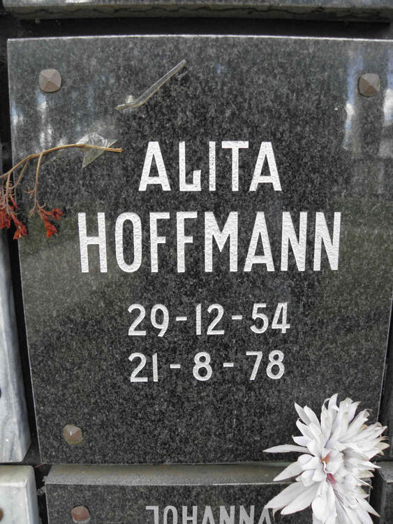 HOFFMANN Alita 1954-1978