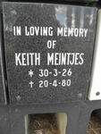 MEINTJES Keith 1926-1980