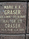 GRÄSER Walter L.T. 1918-2000 & Marie K.K. 1891-1981