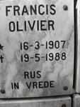 OLIVIER Francis 1907-1988