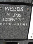 WESSELS Philipus Lodewecus 1921-1988