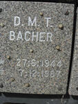 BACHER D.M.T. 1944-1987