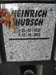 HUBSCH Heinrich 1932-2012