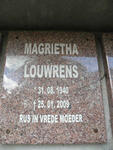 LOUWRENS Magrietha 1940-2009