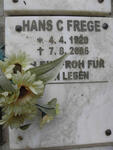 FREGE Hans C, 1920-2006