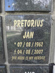 PRETORIUS Jan 1962-2007