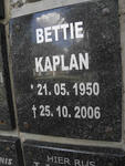 KAPLAN Bettie 1950-2006