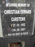 CARSTENS Christian Edward 1952-2007