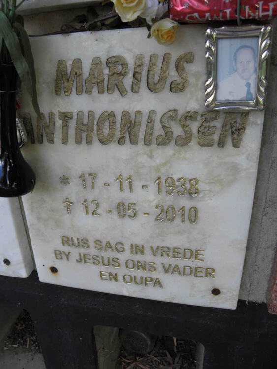 ANTHONISSEN Marius 1938-2010