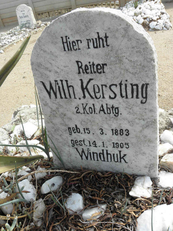 KERSTING Wilh. 1883-1905