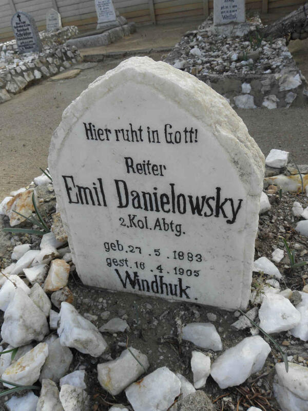 DANIELOWSKY Emil 1883-1905