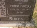 BUKES Johanna Christina 1906-1987