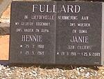 FULLARD Hennie 1908-1969 & Janie CILLIERS 1916-2009