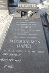 POTGIETER Jacob Salmon 1920-2008 & Sara 1928-1980