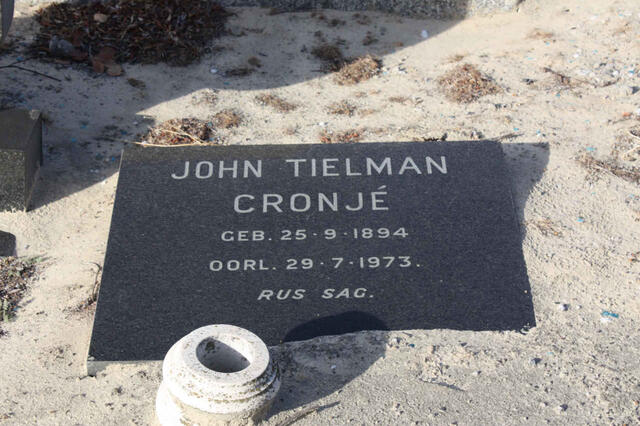 CRONJE John Tielman 1894-1973