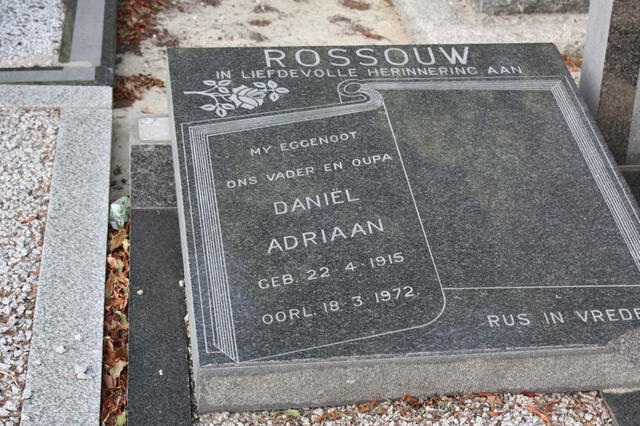 ROSSOUW Daniel Adriaan 1915-1972