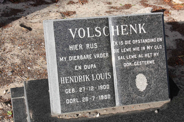 VOLSCHENK Hendrik Louis 1900-1980