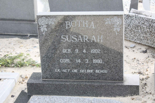 BOTHA Susarah 1902-1980