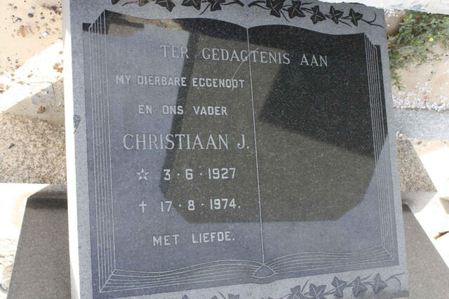 KLERK Christiaan J., de 1927-1974