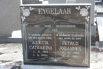 EYGELAAR Petrus Johannes 1920-1985 & Aletta Catharina 1925-1979