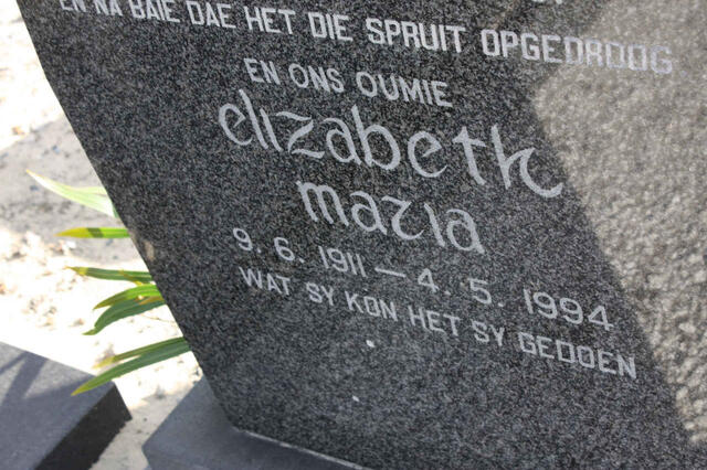 VERMEULEN Elizabeth Maria 1911-1994