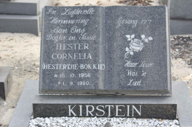 KIRSTEIN Hester Cornelia 1956-1980