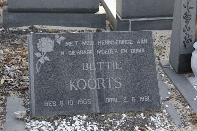 KOORTS Bettie 1905-1981