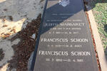 SCHOON Franciscus 1929-2007 & Judith Margaret 1931-1977 :: SCHOON Franciscus 1952-1997