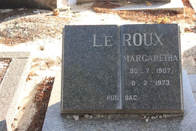 ROUX Margaretha, le 1907-1973
