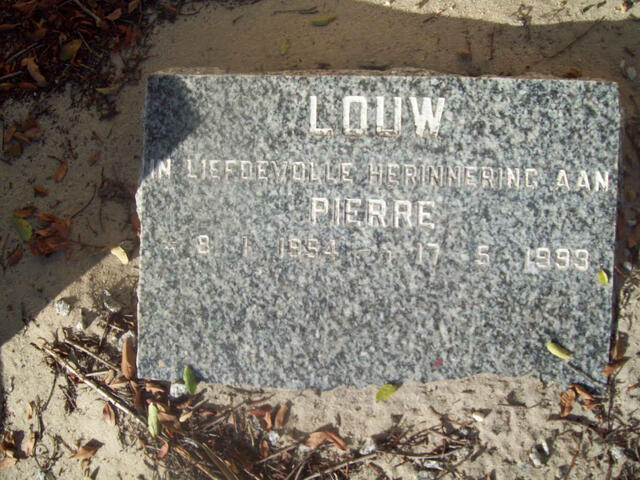LOUW Pierre 1984-1993