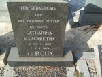 ROUX Catharina Margaretha, le 1937-1978