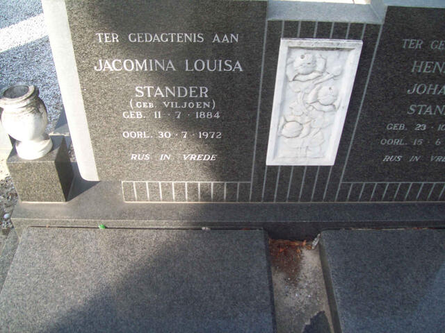 STANDER Jacomina Louisa nee VILJOEN 1884-1972