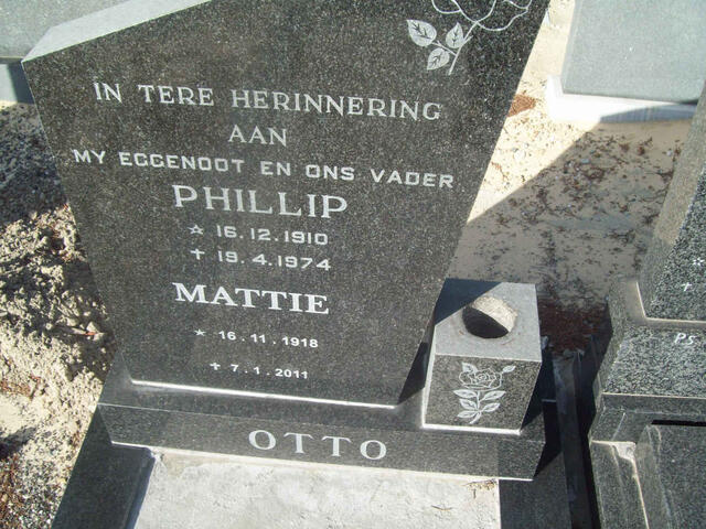 OTTO Phillip 1910-1974 & Mattie 1918-2011