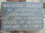 HARKER Maureen 1982-1983