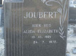 JOUBERT Alida Elizabeth 1921-1972