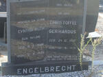 ENGELBRECHT Christoffel gerhardus 1920-1976 & Cynthia Ruth TAYLOR 1925-1972