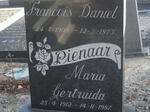 PIENAAR Francois Daniel 1908-1973 & Maria Gertruida 1912-1987