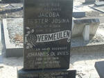 VERMEULEN Johannes De Vries 1906-1992 & Jacoba Hester Josina 1906-1973