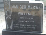 MERWE Willem J., van der 1893-1973