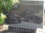 STRAUSS Johannes Harmse 1893-1983 & Elizabeth Helena 1899-1994