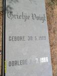 VOIGT Grietjie 1909-1986