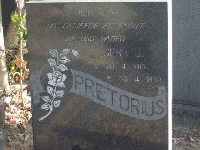 PRETORIUS Gert J. 1915-1973