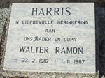 HARRIS Walter Ramon 1916-1987
