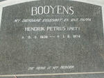 BOOYENS Hendrik Petrus 1936-1974